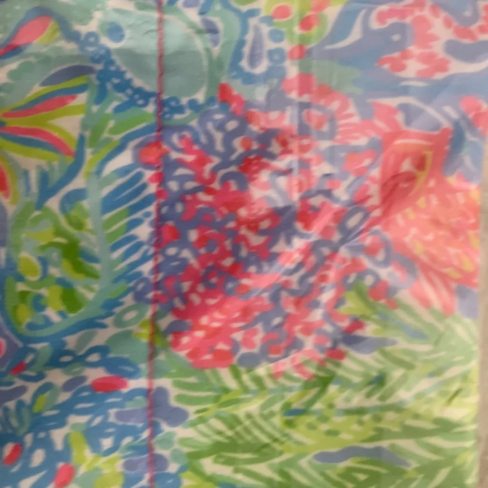 Lilly Pulitzer Wine Tote Featured in Lover's Coral NEW Vibrant Beachy Preppy - Picture 6 of 9